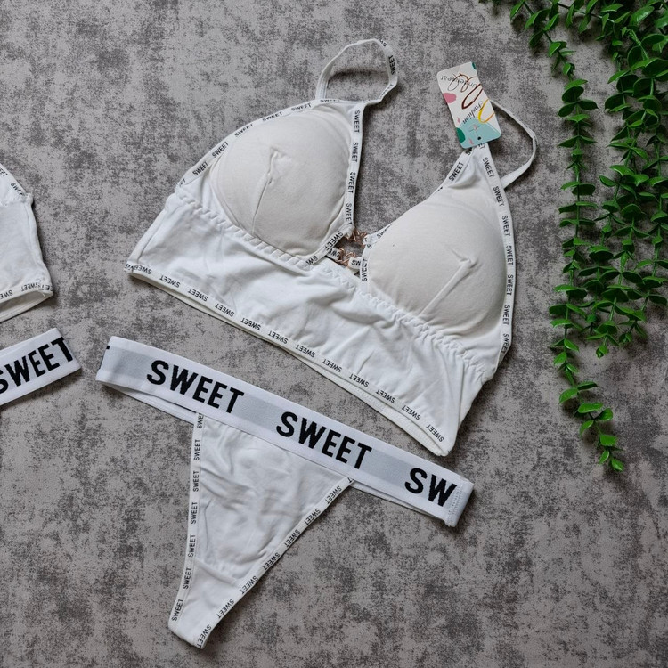 ست نیم تنه شورت زنانه برند Sweet کاپدار