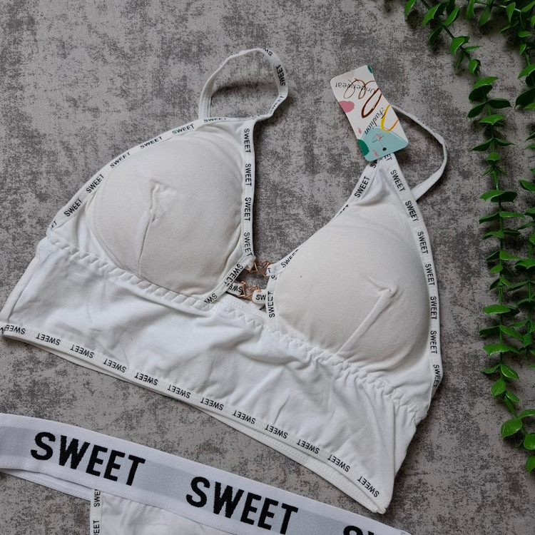 ست نیم تنه شورت زنانه برند Sweet کاپدار