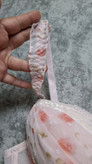 ست سوتین شورت زنانه حریر وارداتی ست شکوفه عروس 👰♂️